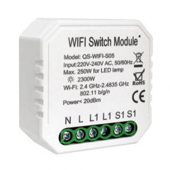 Розумний вимикач Tervix Pro Line WiFi Switch (1 клавіша/розетка) (432421) Київ