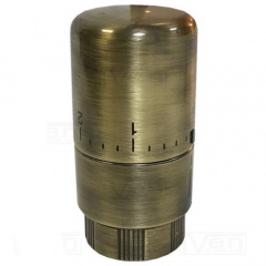 Термостатична головка (рідинний сенсор) Carlo Poletti Srl M30x1,5 Brush Bronze (A40900M) Сарни