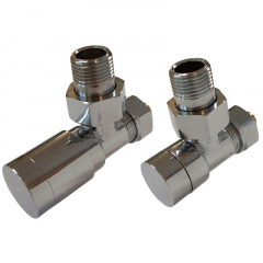 Комплект клапанів з ручним регулюванням Schlosser Elegant кутовий GW M22x1.5 x 15x1 (604200003) Черкаси