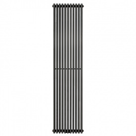 Трубчастий радіатор Betatherm Praktikum 1 1800x387x104 мм вертикальний RAL9005М