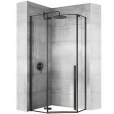Душова кабіна Rea Diamond 90x90 чорна (Rea-K5622)