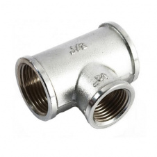 Трійник редукційний General Fittings 3/4x1/2x3/4 хром