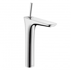 Змішувач для умивальника Hansgrohe PuraVida високий із донним клапаном хром