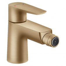 Змішувач для біде Hansgrohe Talis E із донним клапаном бронза