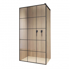 Душова кабіна Radaway Modo II New Black Factory 1300x2000, чорний/прозорий