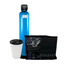 Система комплексного очищення води Filtrons X1 1665 Clack CI 100 л + сольовий бак 145 л