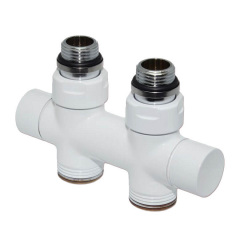Вузол відсікаючий Carlo Poletti Twin Thermo 1/2x3/4 EK 50 мм (V48510EFSB) Иршава