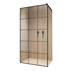 Душова кабіна Radaway Modo II New Black Factory 1300x2000, чорний/прозорий Чорноморськ