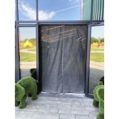 Москітна сітка для дверей Clip-on на магнітах G 75*200 см Сірий (37442418) Чугуев