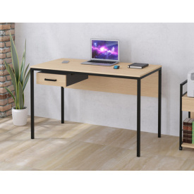 Письменный стол L-2p Loft-Design 120х650 мм с ящиками столешница дсп дуб-борас