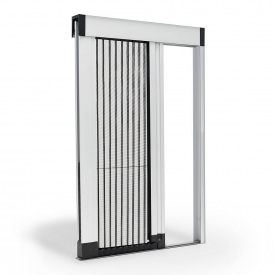 Розсувна москітна сітка Clip-on Плісе 100х100 смСiрий (52607320)