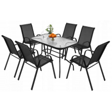 Комплект садовой мебели Kontrast Majorka DUO-6 Black