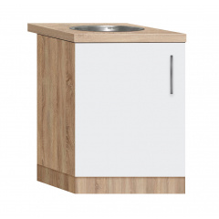 Тумба-мийка (однодверна) з врізним миттям зі стільницею 1-ї категорії ширина 600 МАКСІ МЕБЛІ (70156) Виноградов