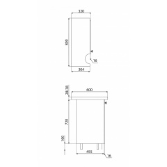 Кухня Валентина NEW ширина 1200 МАКСІ МЕБЛІ Ваніль/Сірий (5102986) Днепр