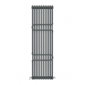 Трубчастий радіатор Ideale Zeta 2 колони 12 секцій 1800x548 антрацит