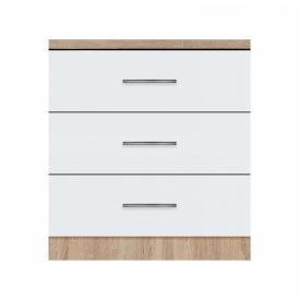 Тумба з трьома ящиками зі стільницею 1-ї категорії ширина 800 МАКСІ МЕБЛІ (70133)