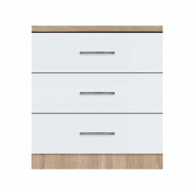 Тумба з трьома ящиками зі стільницею 1-ї категорії ширина 600 МАКСІ МЕБЛІ (70131)