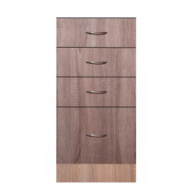 Тумба з чотирма ящиками (без стільниці) 0,4 МАКСІ МЕБЛІ (10679)