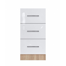 Тумба з трьома ящиками (без стільниці) з фарбованими фасадами МДФ ширина 300 МАКСІ МЕБЛІ (5102418)