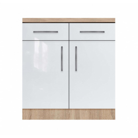 Тумба дводверна з 2-ма ящиками зі стільницею 1-ї категорії з фарбованими фасадами МДФ ширина 900 МАКСИ-МЕБЛІ (5102390)