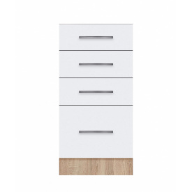 Тумба з чотирма ящиками (без стільниці) ширина 400 МАКСІ МЕБЛІ (70111)