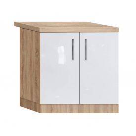 Тумба дводверна без ящиків зі стільницею 1-ї категорії з фарбованими фасадами МДФ ширина 500 МАКСІ МЕБЛІ (5102279)