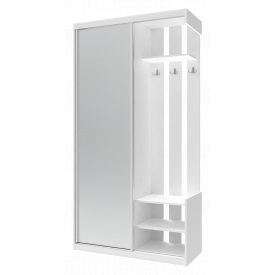 Прихожая Doros City One Door Белый 1 Зеркало 110х45х210 (44900058)