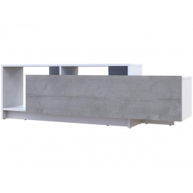 Стінка у вітальню Doros U2 Білий Бетон ДСП 160х38х48 (41510090)