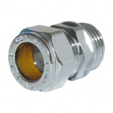 Затискний перехідник COMISA НР 15 x 1/2" (8106103) хром