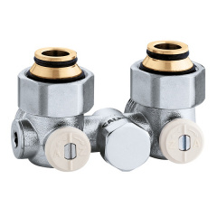 Кран нижнього підключення кутовий Caleffi 3/4x3/4 (301350) Боярка