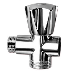 Кран прохідний вентильний Albertoni 1/2x1/2x3/4 (D906489) Ізюм