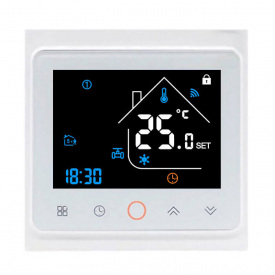 Термостат з ZigBee керуванням Tervix Pro Line для газового та електричного котла білий (117331)