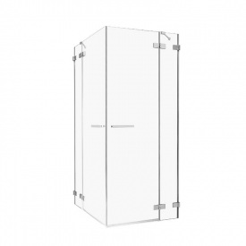 Душова кабіна Radaway Euphoria KDD 1000Lx2000, хром/прозоре (383062-01L)