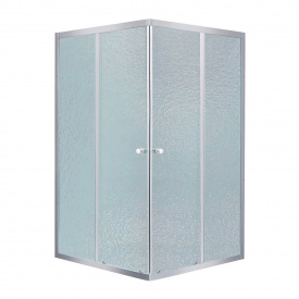 Душова кабіна Lidz Wawel SC80x80.SAT.LOW.FR, скло Frost 4 мм без піддону (LWASC8080SATLOWFR2)
