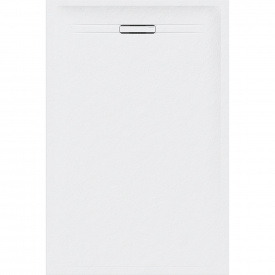 Душовий піддон Geberit SESTRA 90x120х4 прямокутний, білий, поверхня зі сланцевою структурою