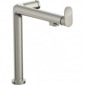 Змішувач для кухні Hansgrohe Aqittura M91 із краном для фільтрованої води сатін