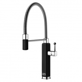 Змішувач для кухні Gessi Happy Glossy чорний (60061102)