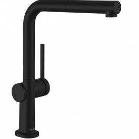 Змішувач для кухні Hansgrohe Talis M54 215 мм чорний матовий