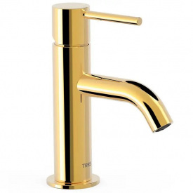 Змішувач для умивальника Tres Study Exclusive низький золото