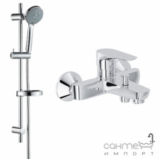 Смеситель для ванны с душевым гарнитуром Imprese Modus f04008201MD хром