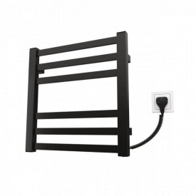 Електрична рушникосушка Kosser Герда 500x500/6 ER таймер чорний