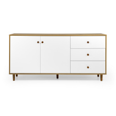 Комод UrbanOak-5 2ДВ 3ШУХ (Дуб Аппалачі + Німфея Альба, 159x39x77 см) IMI Луцк