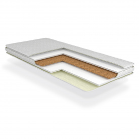 Тонкий матрац топер Ажур 180x200 безпружинний