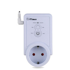 Розумна GSM розетка з датчиком температури Vbestlife iTimer USB Білий (100154) Конотоп