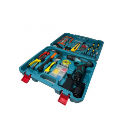 Набір дриль+шуруповерт 2 в 1 Makita DF330DWE 12V 2A/h Li-Ion + великий набір інструментів 45 шт (1934124125) Мукачево