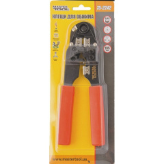 Кліщі для обтиску штекерів MASTERTOOL RJ45 195 мм 75-2242 Хмельницкий