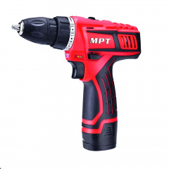Дрель-шуруповерт аккумуляторная MPT 12 V Li-ion 1.5 Ач 2 скорости 0-400/1450 об/мин 10 мм 2 АКБ Red (MCDT1226.B2) Київ