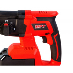 Перфоратор аккумуляторный MPT 26 мм 21 V Li-ion 4 Ач 1400 об/мин 4500 уд/мин 3 режима Black and Red (MCRH2641.B1) Ворожба