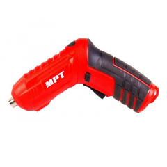 Отвертка аккумуляторная поворотная MPT 4 V Li-ion 1.5 Ач 250 об/мин 3.5 Нм USB Red with Black (MCSD4006.3) Суми