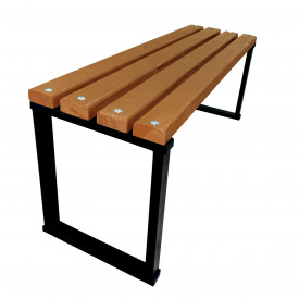 Лавка садова Tobi Sho Лофт без спинки та підлокітників 100 см колір дуб